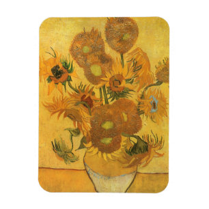 Íman Vaso com 15 Girassóis por Vincent van Gogh