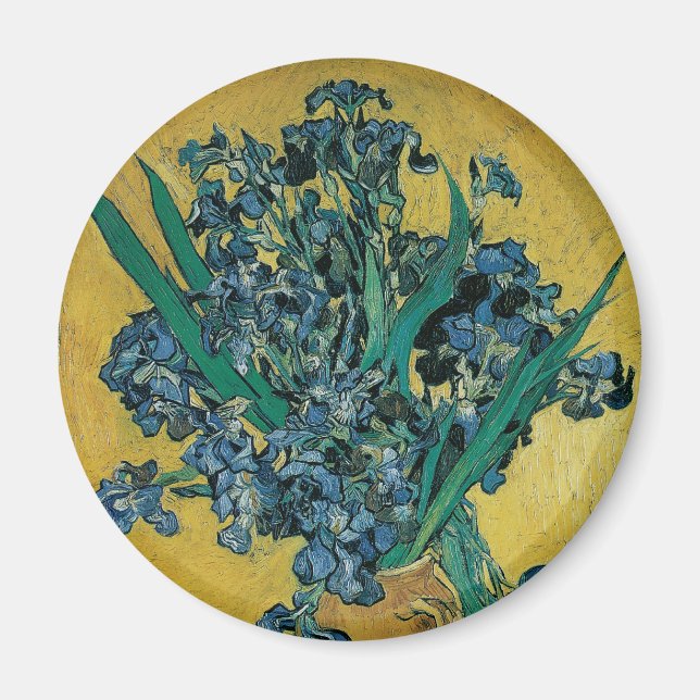 Íman Vaso com Íris por Vincent van Gogh, Arte Antiga (Frente)