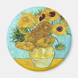 Íman Vaso com os doze girassóis por Vincent van Gogh