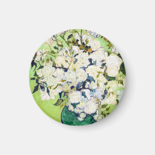 Íman Vaso com pintura de Vincent van Gogh dos rosas