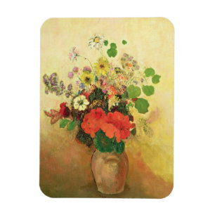 Íman Vaso das flores, c.1908-10 (óleo em canvas)