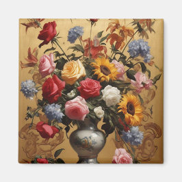 Íman Vaso de flores da Vintage