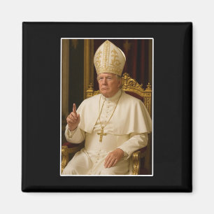 Íman Vaticano Cristão Um Novo Papa Divertido Político