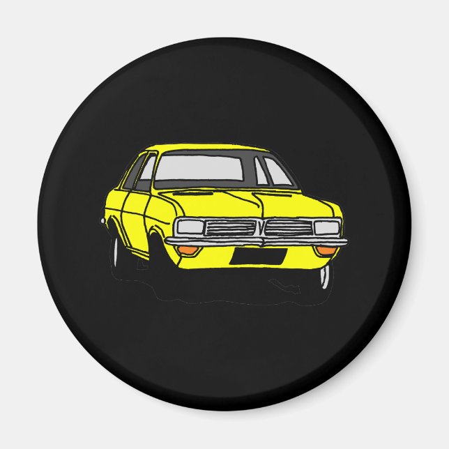 Íman Vauxhall Viva HC amarelo (Frente)