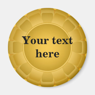 Íman Vazio Amarelo da Fita a Personalizar