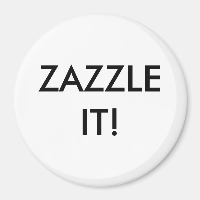 Íman Vazio de Magnet Personalizado para Frigorífico (Frente)