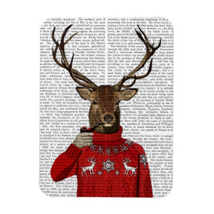 Íman Veado em Ski Sweater 2
