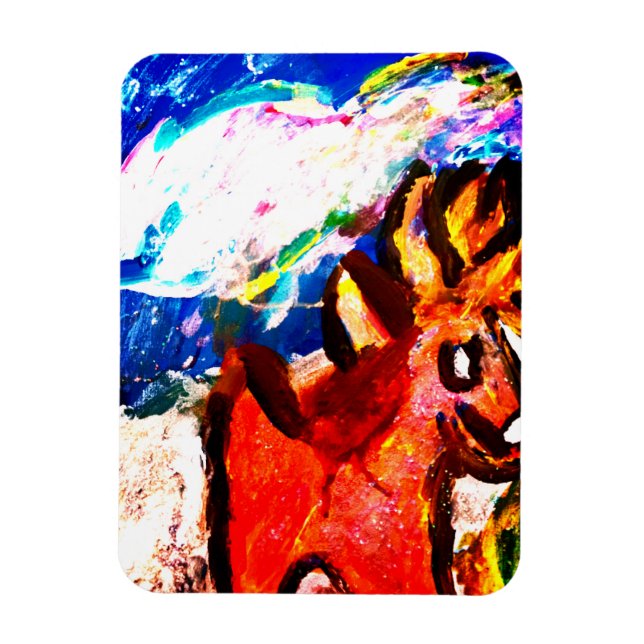 Íman Veado no inverno (Vertical)