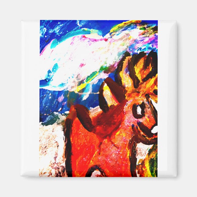 Íman Veado no inverno (Frente)