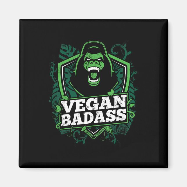 Íman Vegan Bad Malhação Gorilla Bodybuilding Beast (Frente)