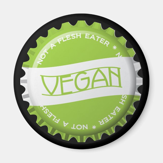 Íman Vegan Bottlecap (Frente)
