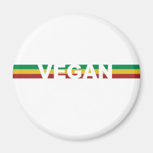 Íman Vegan em listras de Rasta