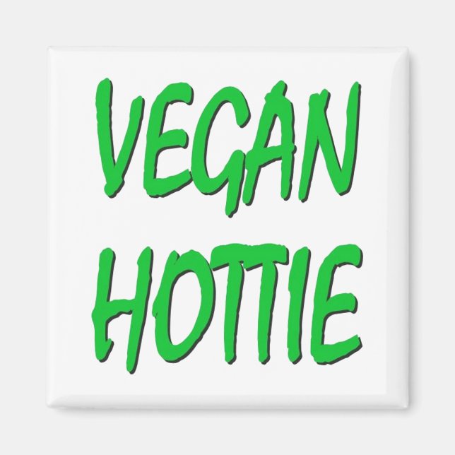 Íman VEGAN HOTTIE Magnet (Frente)