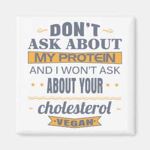 Íman Vegan não pergunta sobre minha proteína