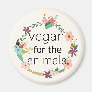 Íman Vegan para o design floral dos animais