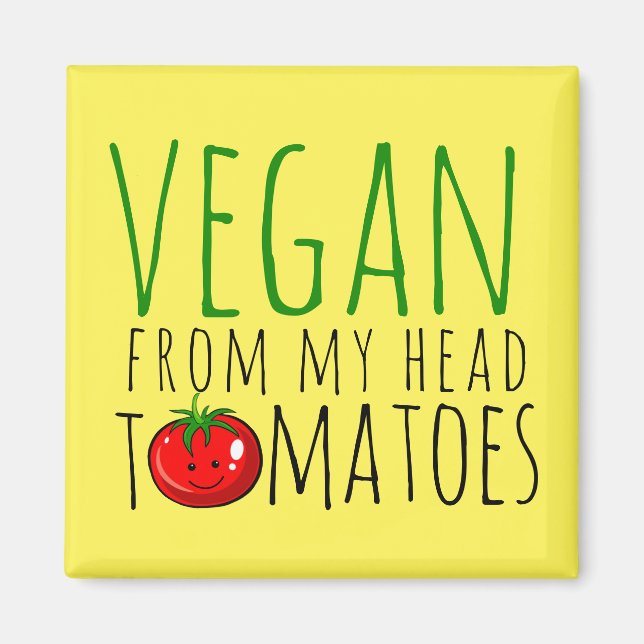 Íman Vegan Pun Magnet (Frente)