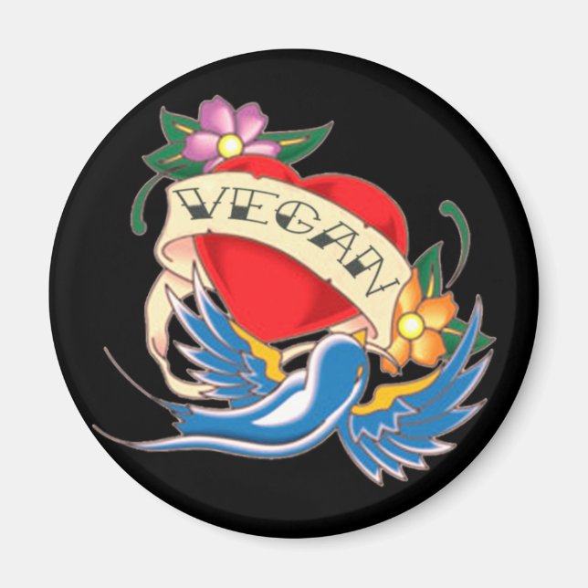 Íman Vegan Tattoo (Frente)