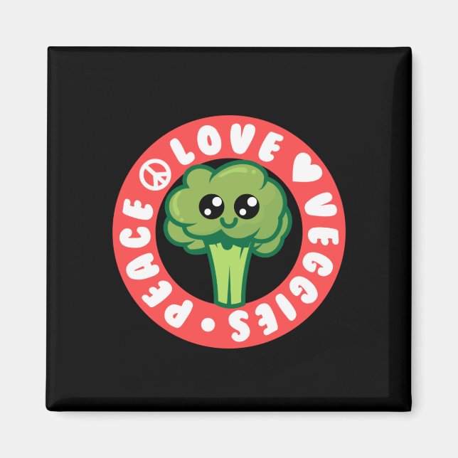 Íman Vegan Vegetables Broccoli (Frente)