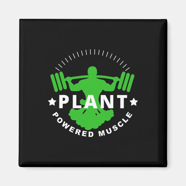 Íman Vegan Vegetarian Broccoli Bodbuilding Lift (Frente)