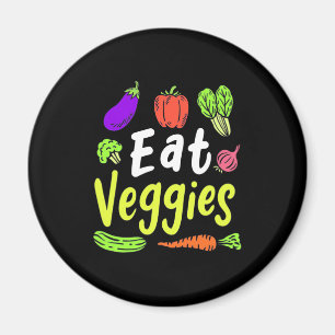 Íman Vegetariana coma vegetais