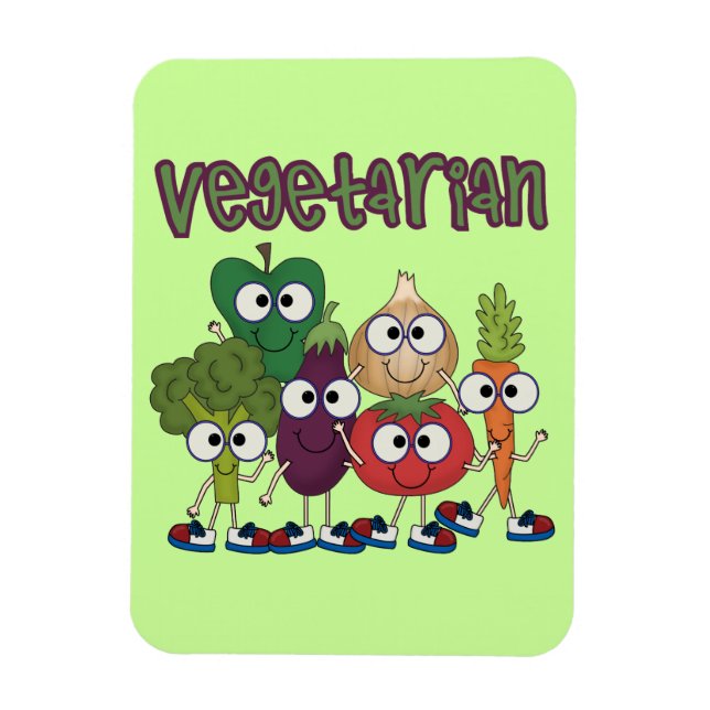 Íman Vegetariano (Vertical)