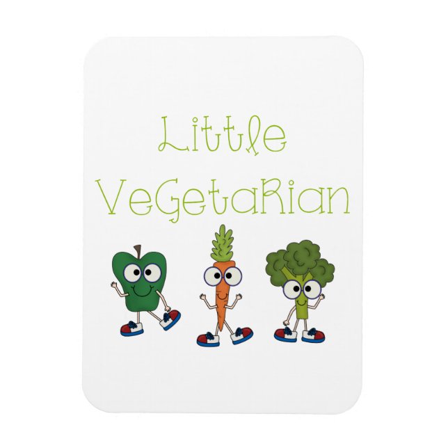 Íman Vegetariano pequeno (Vertical)
