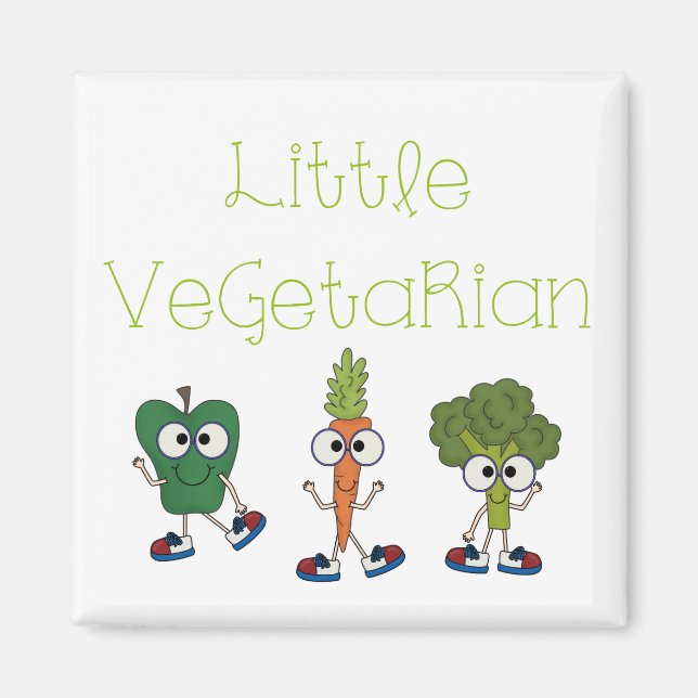 Íman Vegetariano pequeno (Frente)