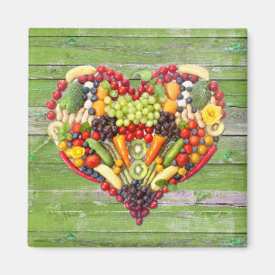 Íman Veggie Love Vegan Heart