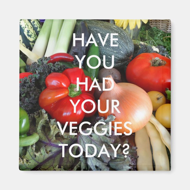 Íman Veggie Reminder Magnet (Frente)