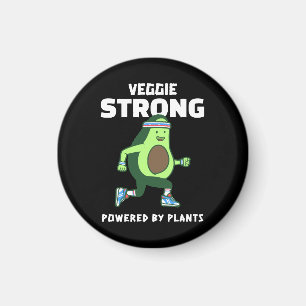 Íman Veggie Strong, Alimentado por plantas