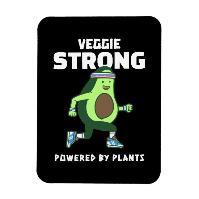 Íman Veggie Strong, Poderoso pelas plantas (Vertical)