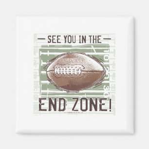 Íman Veja-o no end zone! Ímã