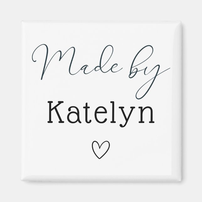 Íman Veja O Que Fiz Com O Magnet Personalizado (Frente)