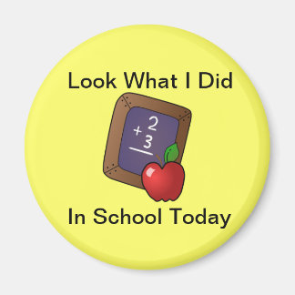 Íman Veja O Que Fiz No Magnet Da Escola