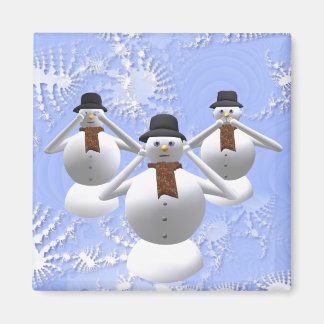 Íman Veja, Ouça, Não Fale Nada De Mau Snowman.