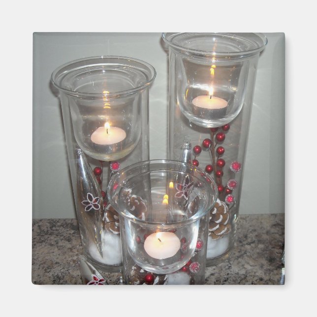 Íman Vela de Natal (Frente)