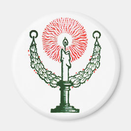 Íman Vela de Natal Tradicional