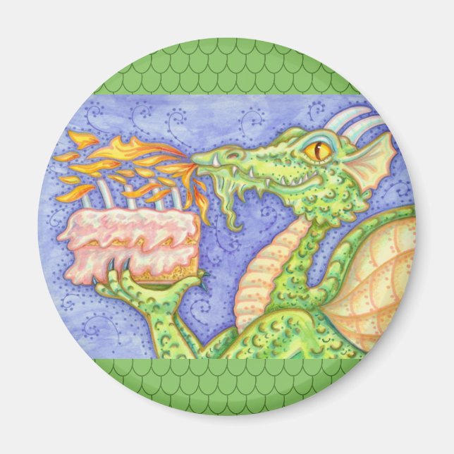 ÍMAN VELAS DE ANIVERSÁRIO PARA ILUMINAÇÃO DO DRAGÃO DE  (Frente)