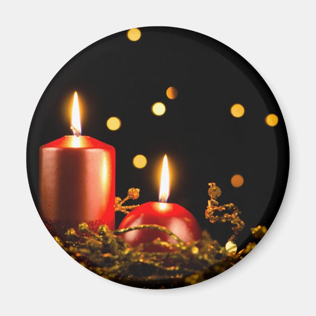Íman Velas de Natal (Frente)
