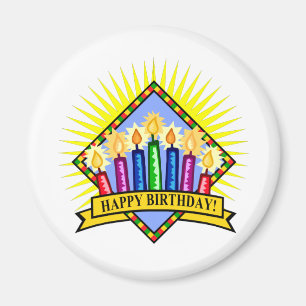 Íman Velas do feliz aniversario
