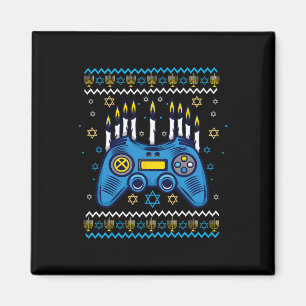 Íman Velas do Menorá de Hanukkah do Controle de Videoga