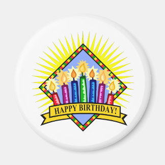 Íman Velas Feliz de Aniversário