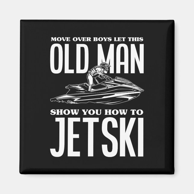 Íman Velho Como Jetski Jet-ski Jet Skiing Jet Ski (Frente)