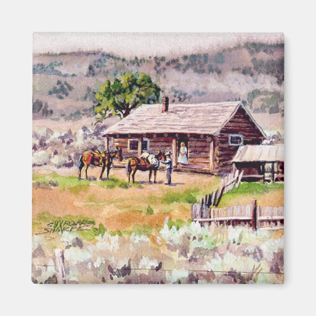 Íman VELHO HOMESTEAD de SHARON SHARPE (Frente)