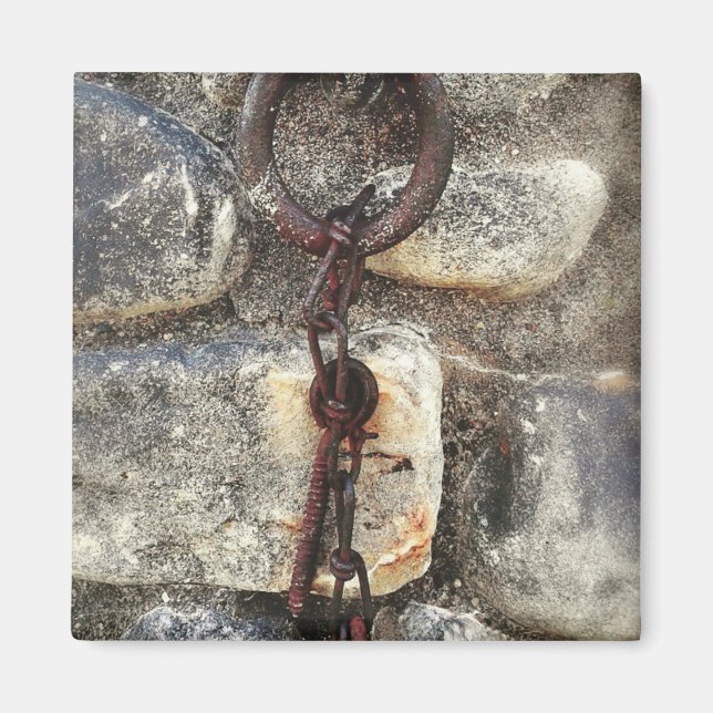 Íman Velho metal e rochas (Frente)