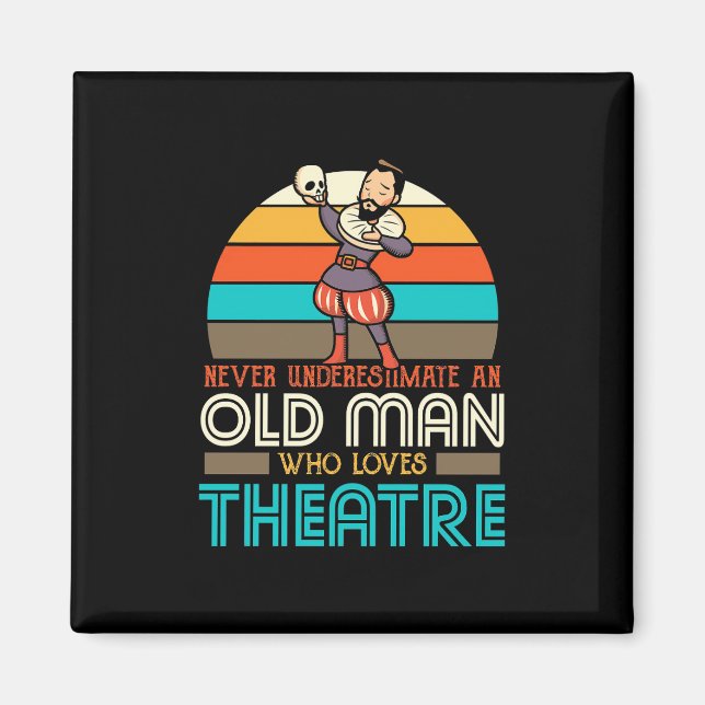 Íman Velho Que Ama Teatro (Frente)