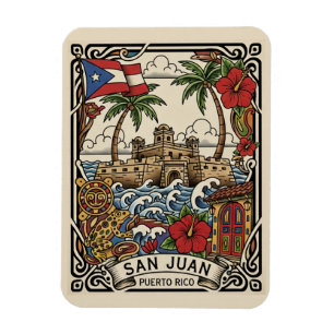 Íman Velho San Juan Porto Rico Viagem