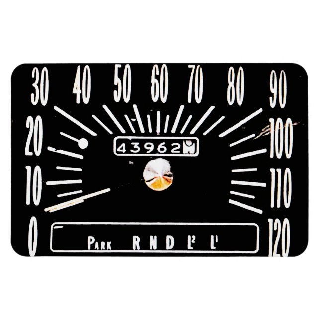 Íman Velocímetro de Carro Clássico de 1968 (Horizontal)