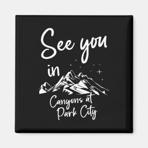 Íman Vemo-Nos Em Desfiladeiros Em Park City Usa Férias