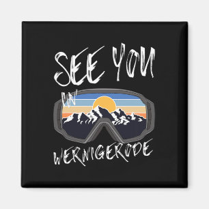 Íman Vemo-Nos No Wernigerode Germany Vacing Ski Goggle